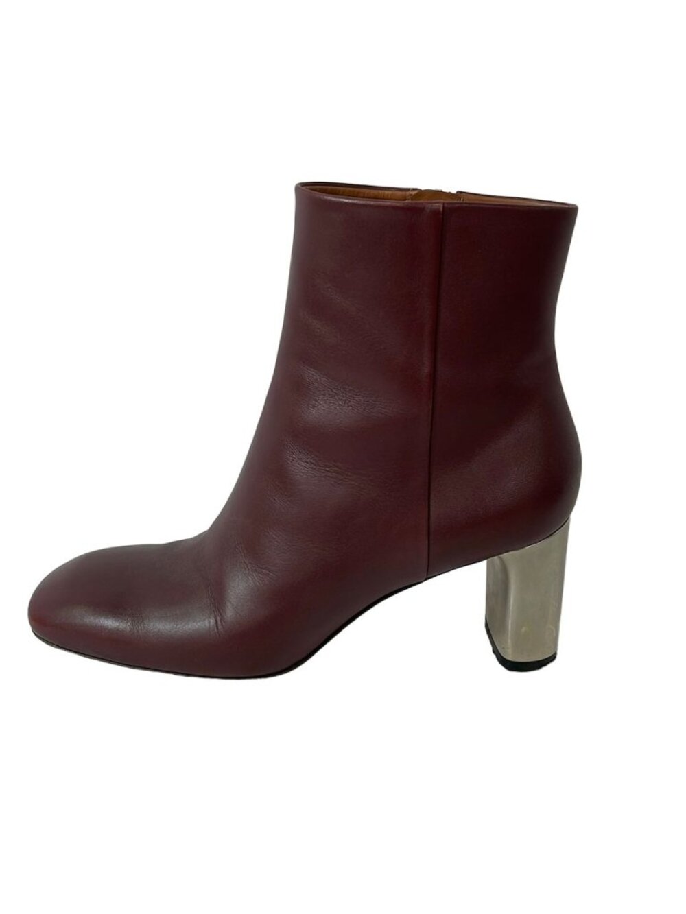 Celine Boots Bordeaux Leather